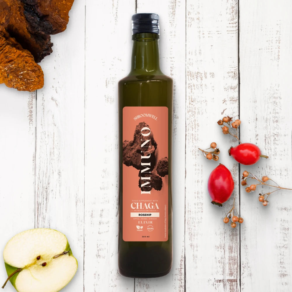 IMMUNO eliksiir chaga ja kibuvitsaga 500ml