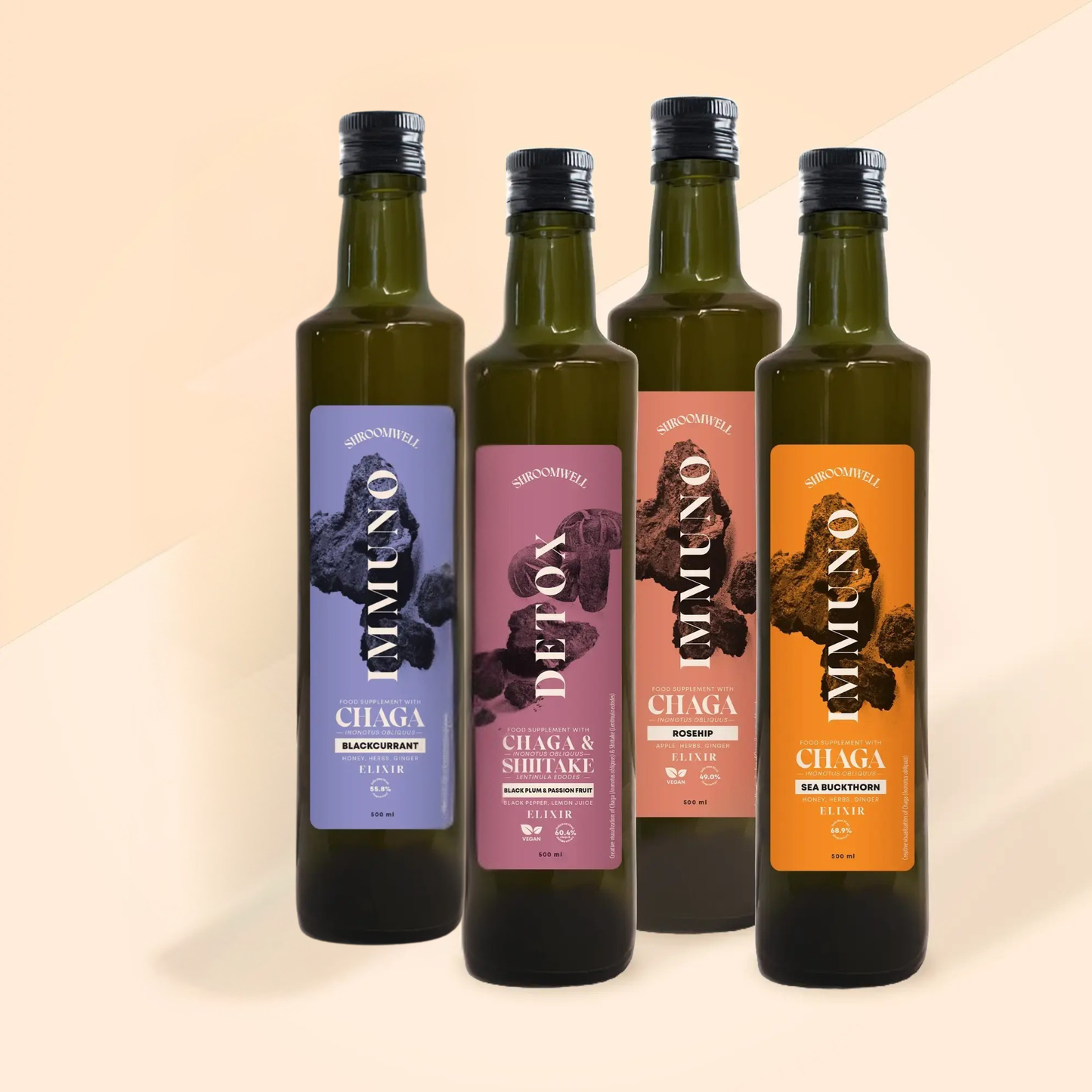 Chaga Eliksiiride Megapakk 4x500ml