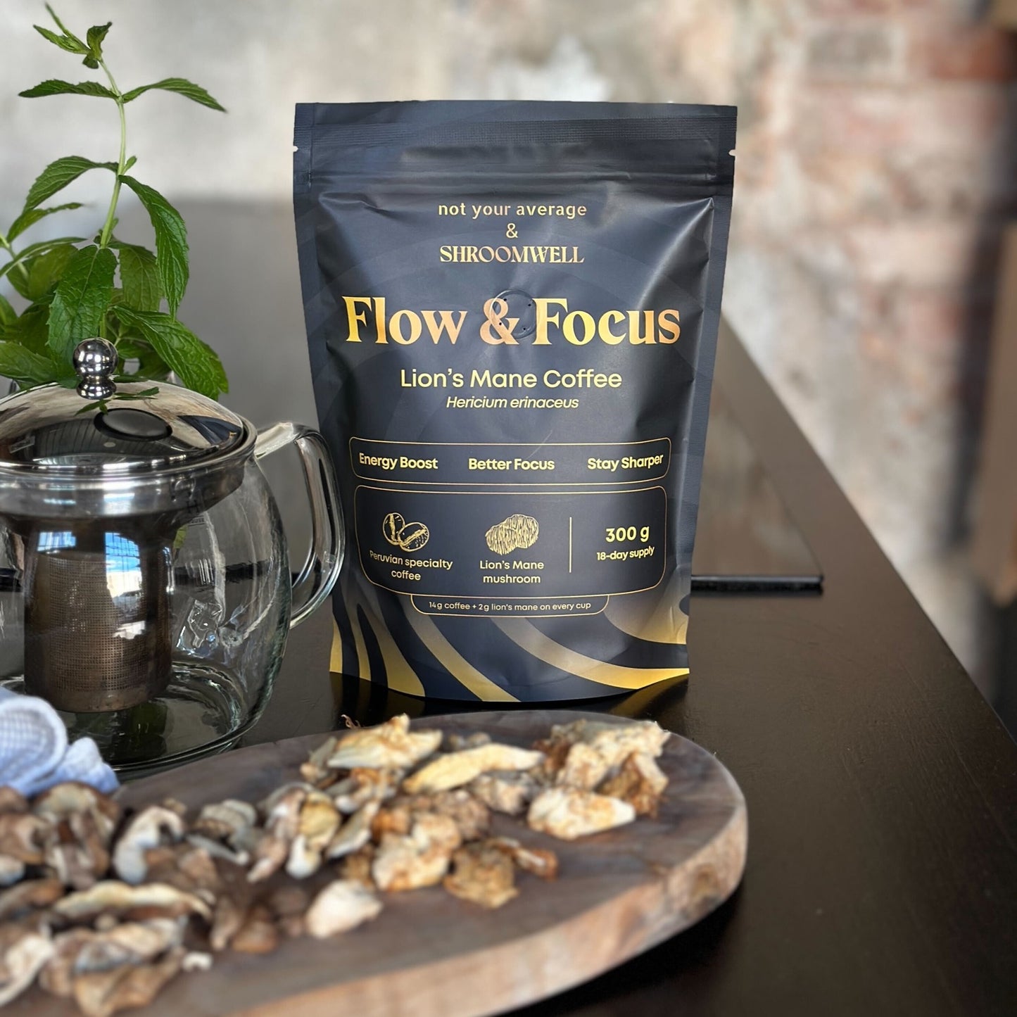 Flow & Focus Lion's Mane kohv 300g