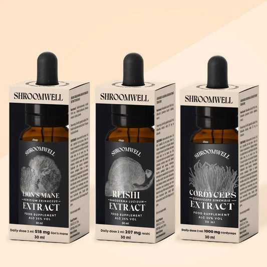 ENIMMÜÜDUD KOMBO 3x30ml (Lion's Mane, Reishi, Korditseps)